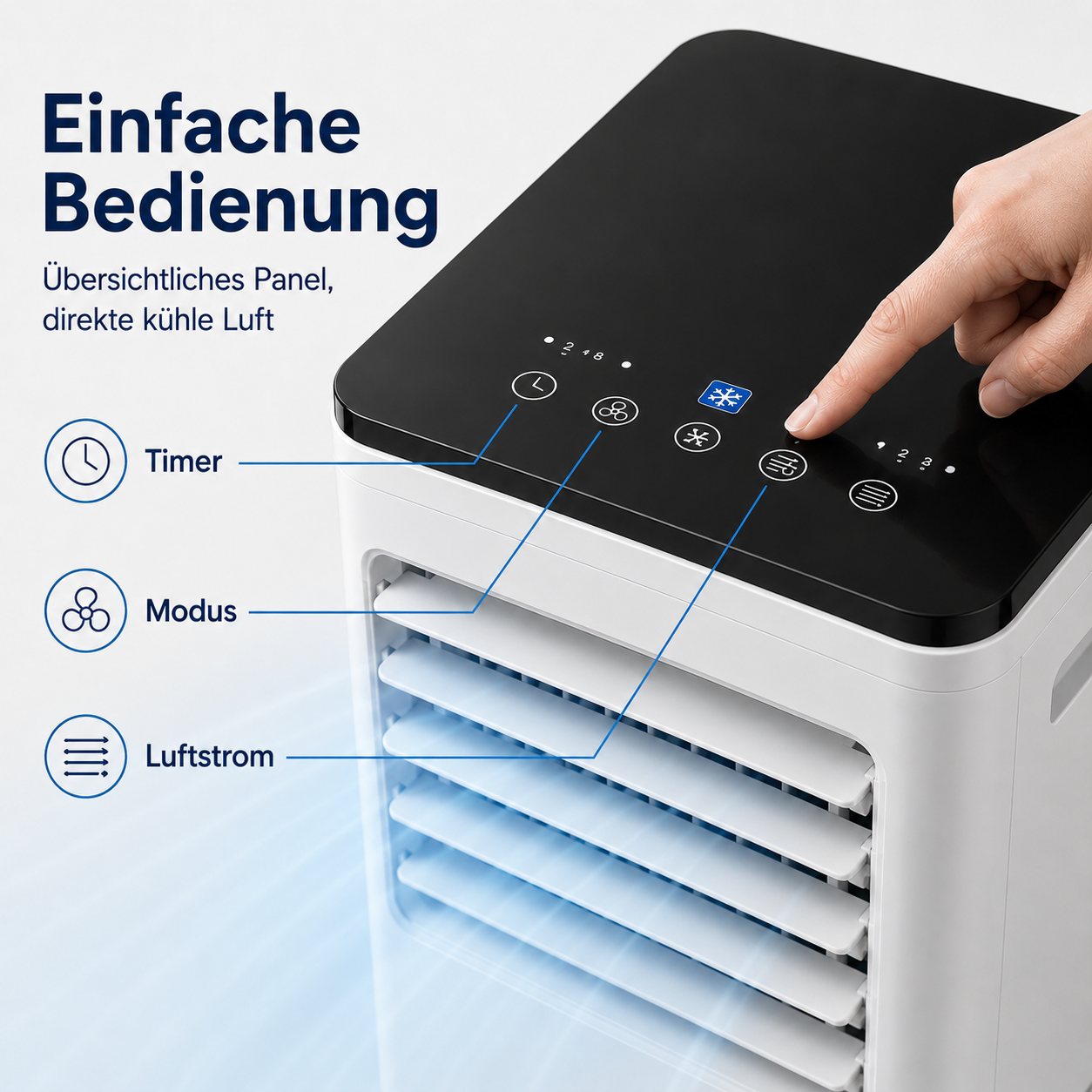 🌬️ 50 % RABATT! Tragbarer 3-in-1-Luftkühler!