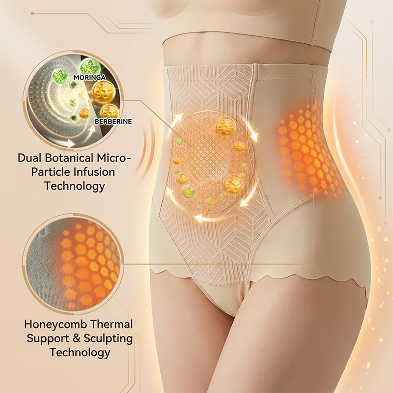 Moringa & Berberin 4-in-1-Shorts – Mikropartikel für eine formende und fettverbrennende Wirkung