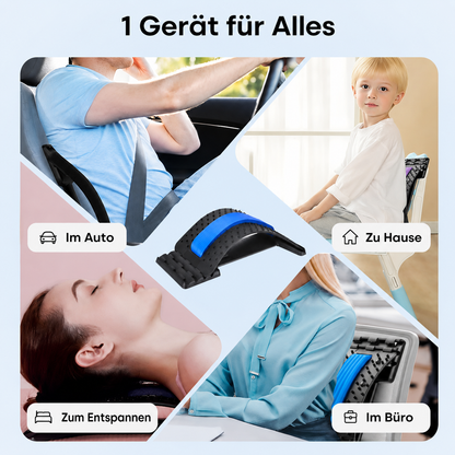 Magnetfeldtherapie, Akupunktur, Massage, Lendenwirbel-Trage