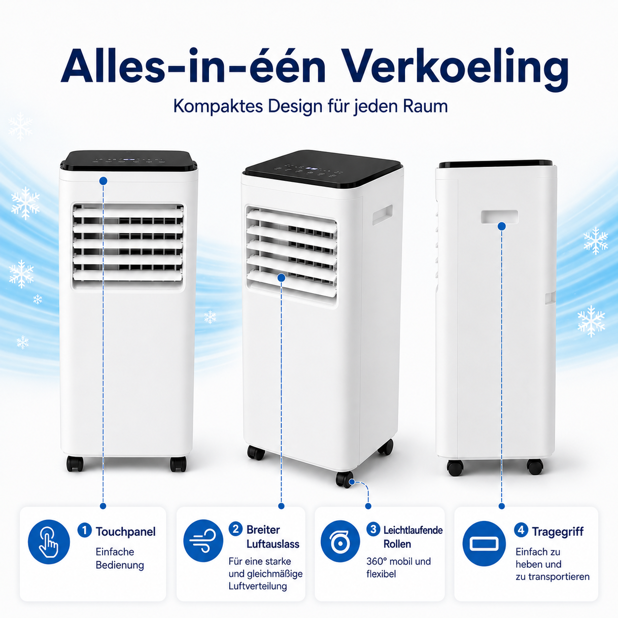 🌬️ 50 % RABATT! Tragbarer 3-in-1-Luftkühler!