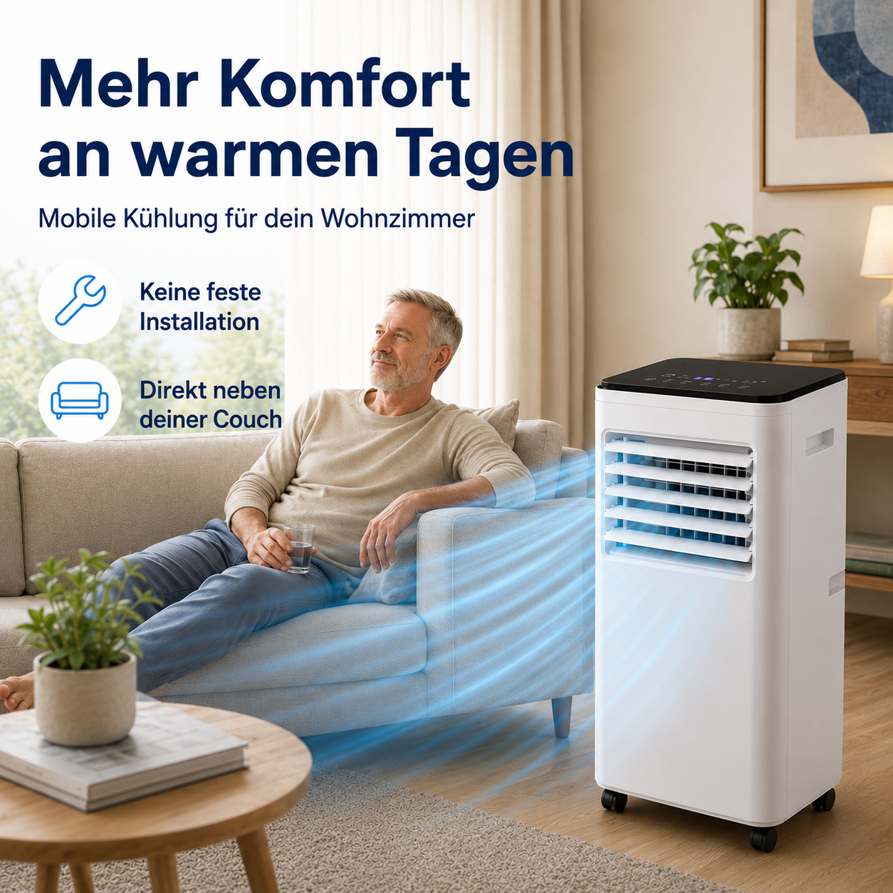 🌬️ 50 % RABATT! Tragbarer 3-in-1-Luftkühler!