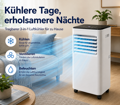 🌬️ 50 % RABATT! Tragbarer 3-in-1-Luftkühler!