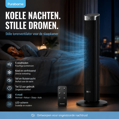 50 % RABATT💥USB-betriebener kabelloser Turmventilator