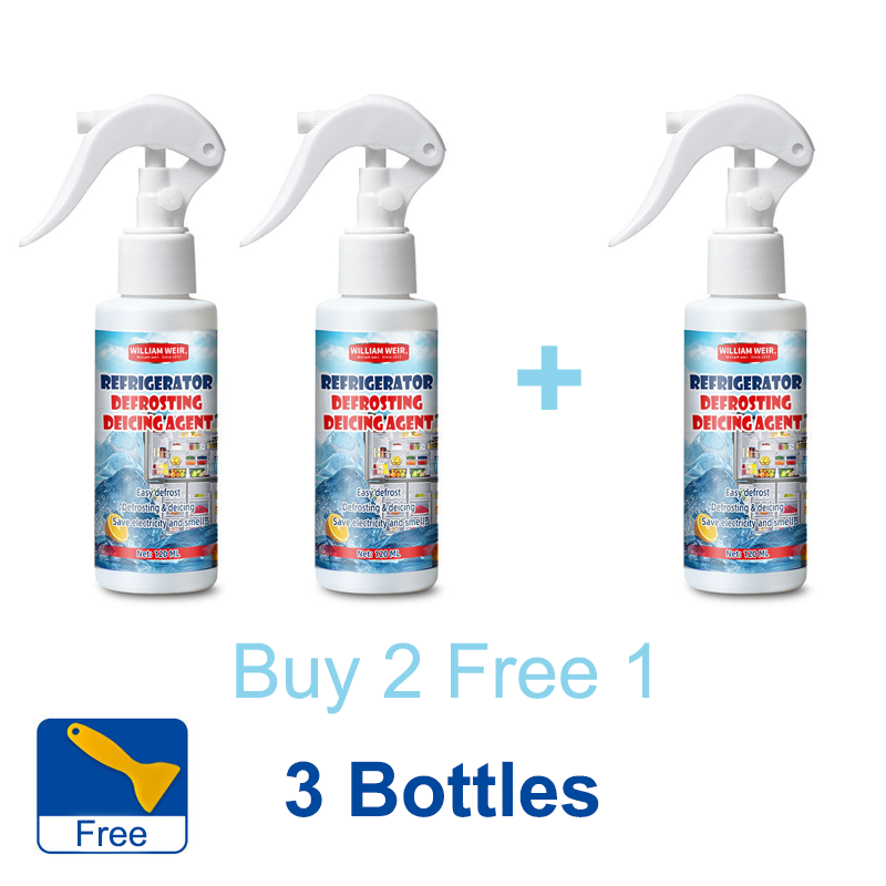 Enteisungsspray für Kühl- und Gefrierschränke (inklusive kostenlosem Eiskratzer)