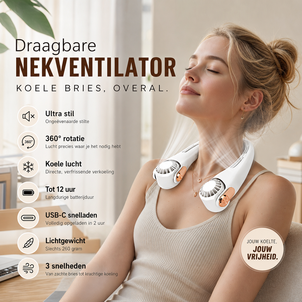 50%% RABATT ❄️ Nek Klimaanlagen-Ventilator