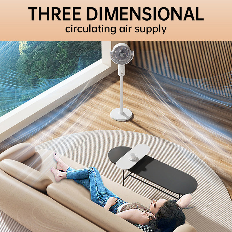 Energieeffizienter Standventilator – leise und mit USB-Stromversorgung