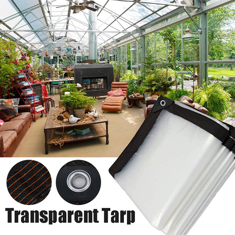 ⏰ 50 % RABATT – Robuste, transparente und wasserdichte Plane