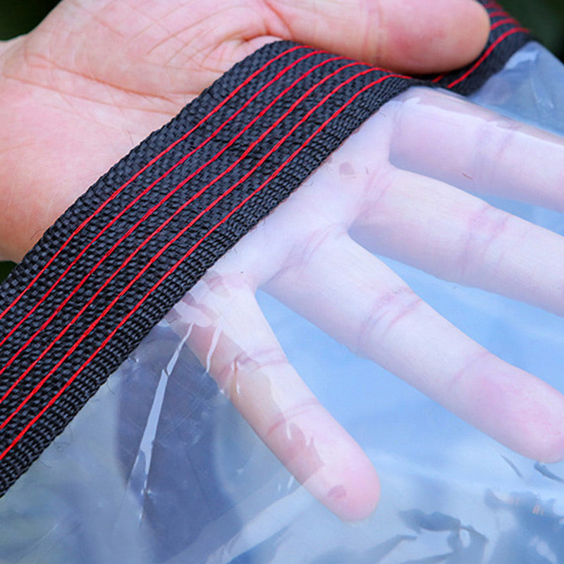 ⏰ 50 % RABATT – Robuste, transparente und wasserdichte Plane