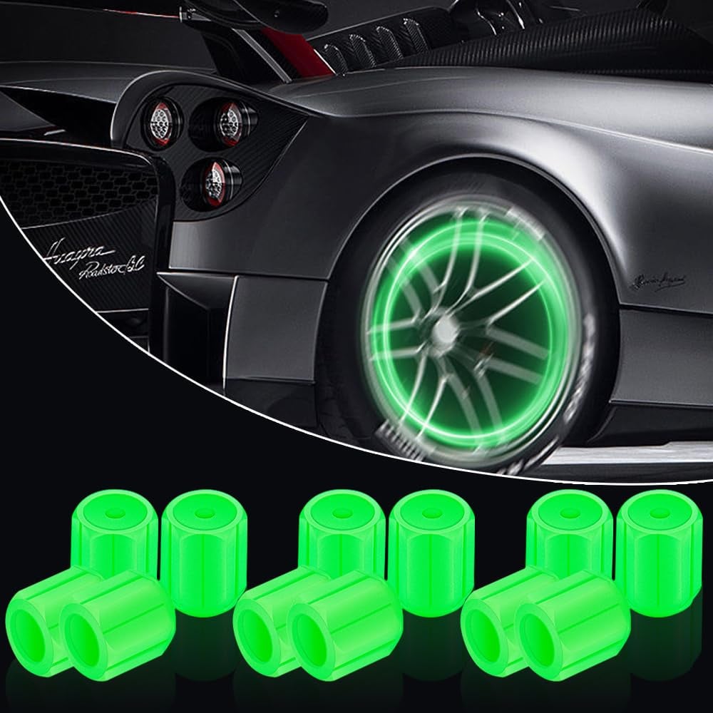 Beleuchtete Ventilkappen für Nachtfahrer