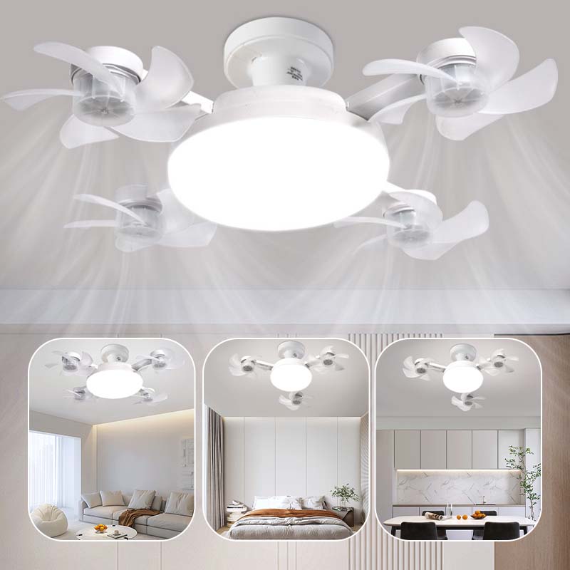 🌀 Neue Deckenventilator-Leuchte mit E27-Fassung – leiser 2-in-1-LED-Ventilator mit Fernbedienung, energieeffiziente Kombination aus Kühlung und Beleuchtung für zu Hause, im Schlafzimmer