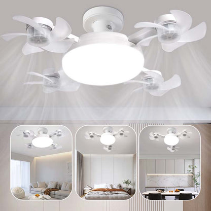 🌀 Neue Deckenventilator-Leuchte mit E27-Fassung – leiser 2-in-1-LED-Ventilator mit Fernbedienung, energieeffiziente Kombination aus Kühlung und Beleuchtung für zu Hause, im Schlafzimmer