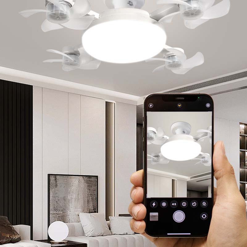 🌀 Neue Deckenventilator-Leuchte mit E27-Fassung – leiser 2-in-1-LED-Ventilator mit Fernbedienung, energieeffiziente Kombination aus Kühlung und Beleuchtung für zu Hause, im Schlafzimmer