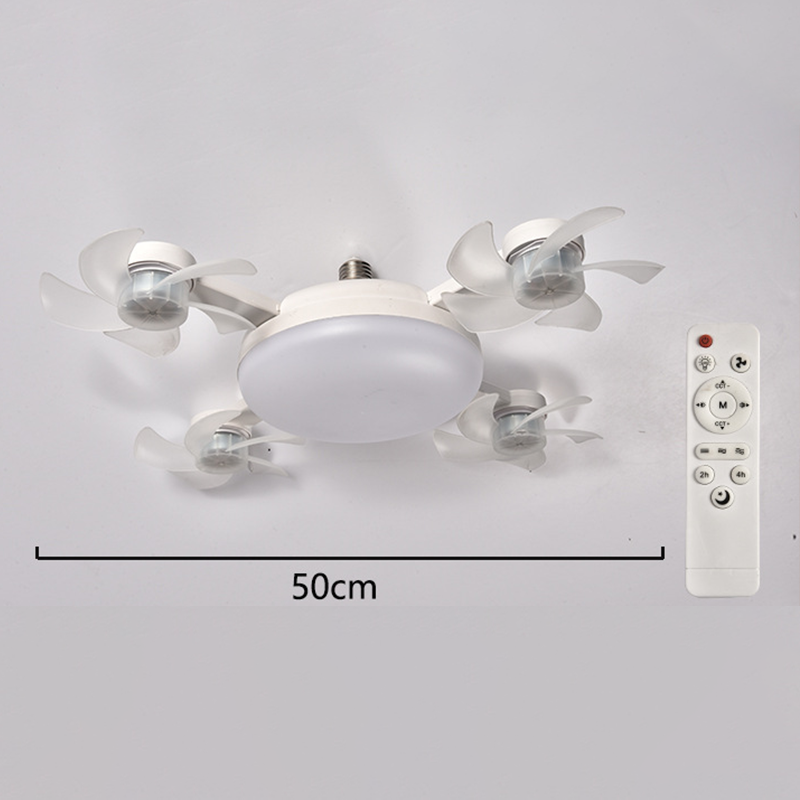 🌀 Neue Deckenventilator-Leuchte mit E27-Fassung – leiser 2-in-1-LED-Ventilator mit Fernbedienung, energieeffiziente Kombination aus Kühlung und Beleuchtung für zu Hause, im Schlafzimmer